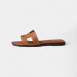 Hermès Oran Sandals for Women In Brown & Genuine Leather