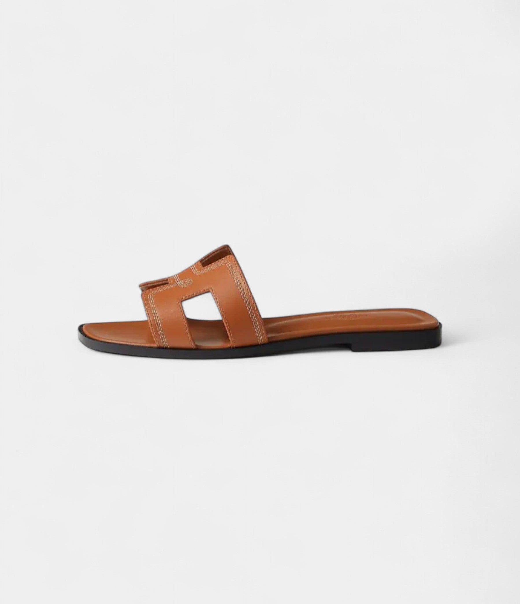 Hermès Oran Sandals for Women In Brown & Genuine Leather