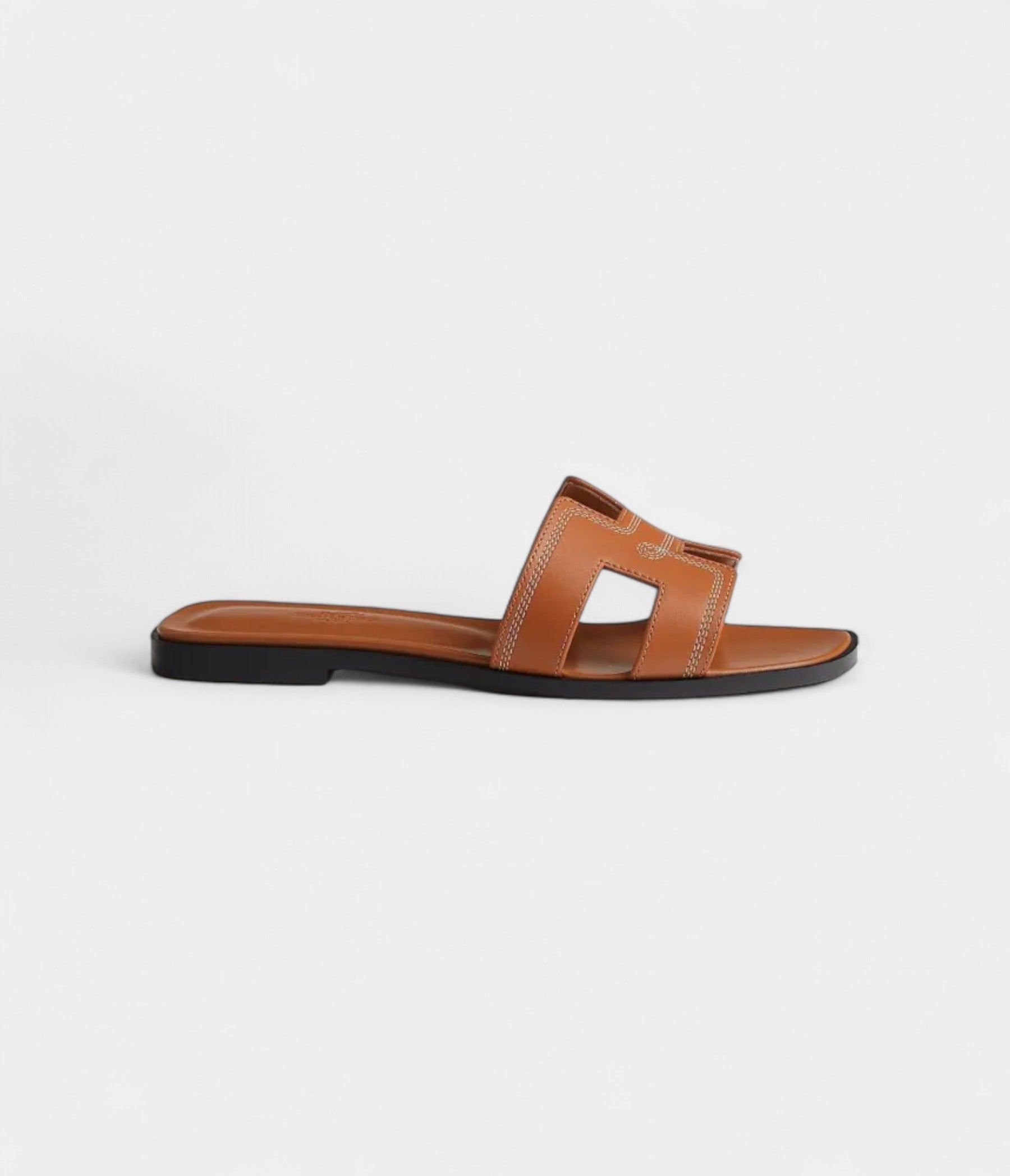 Hermès Oran Sandals for Women In Brown & Genuine Leather