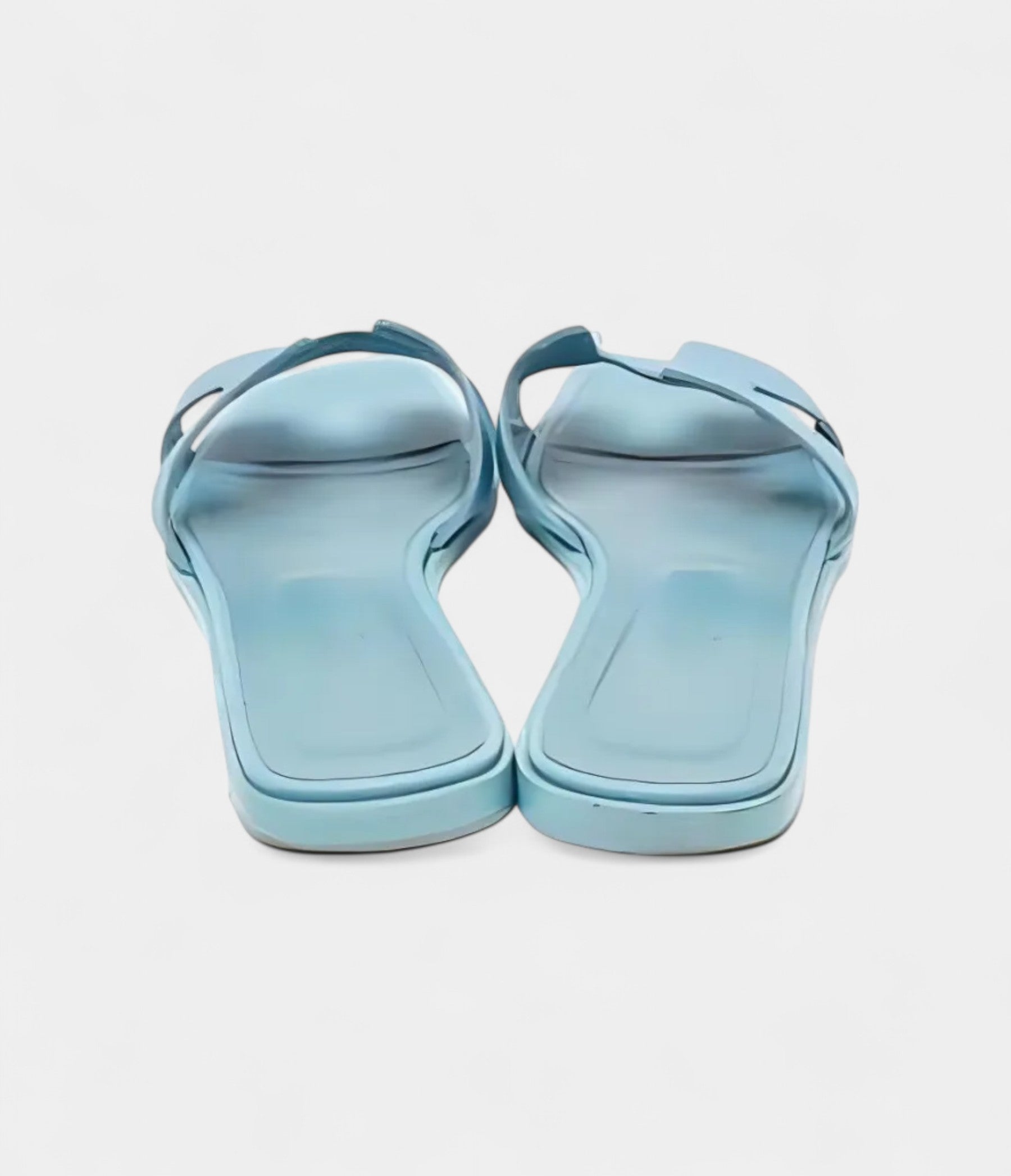 Hermès Oran Sandals for Women In Dorset Blue