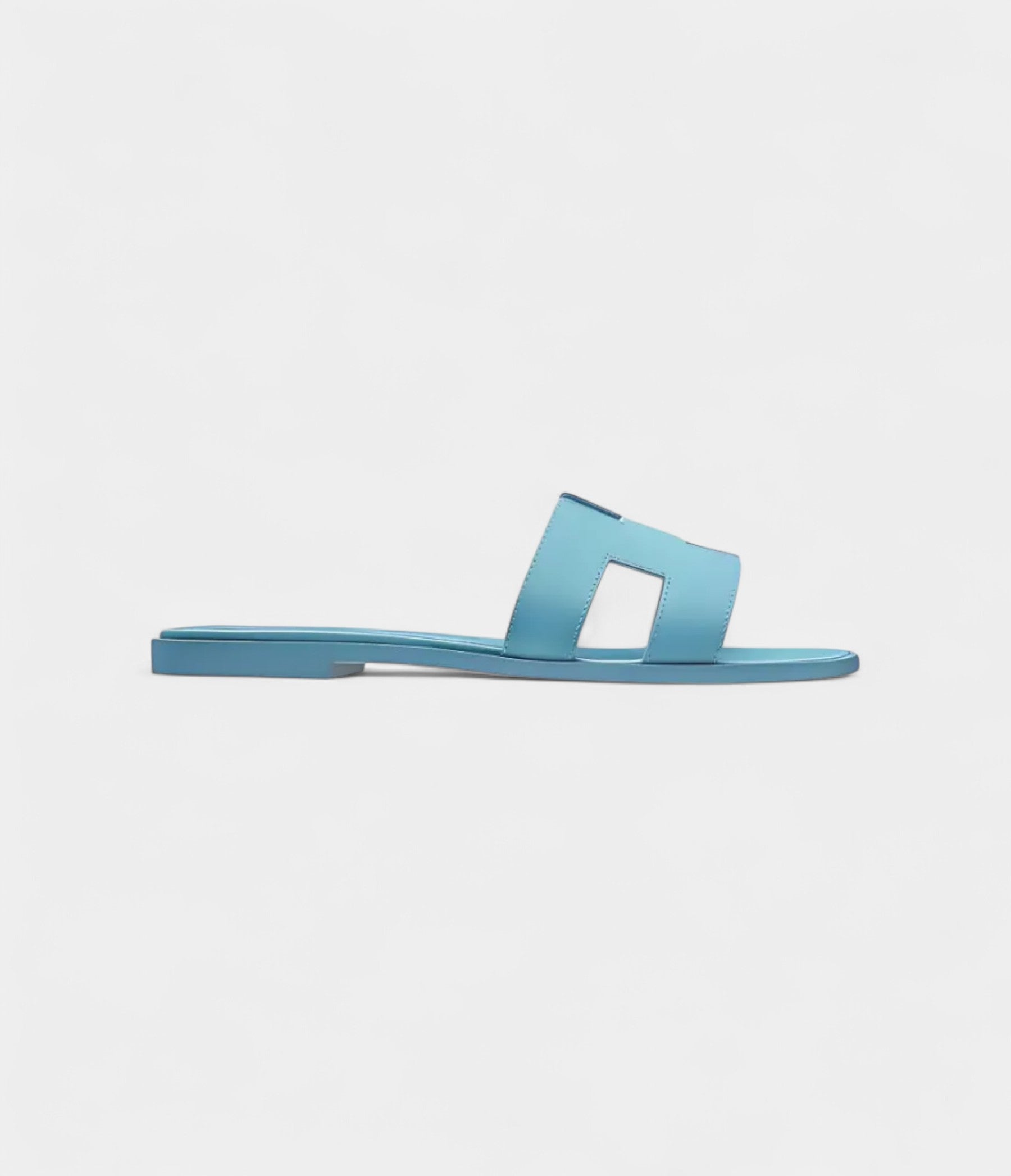 Hermès Oran Sandals for Women In Dorset Blue
