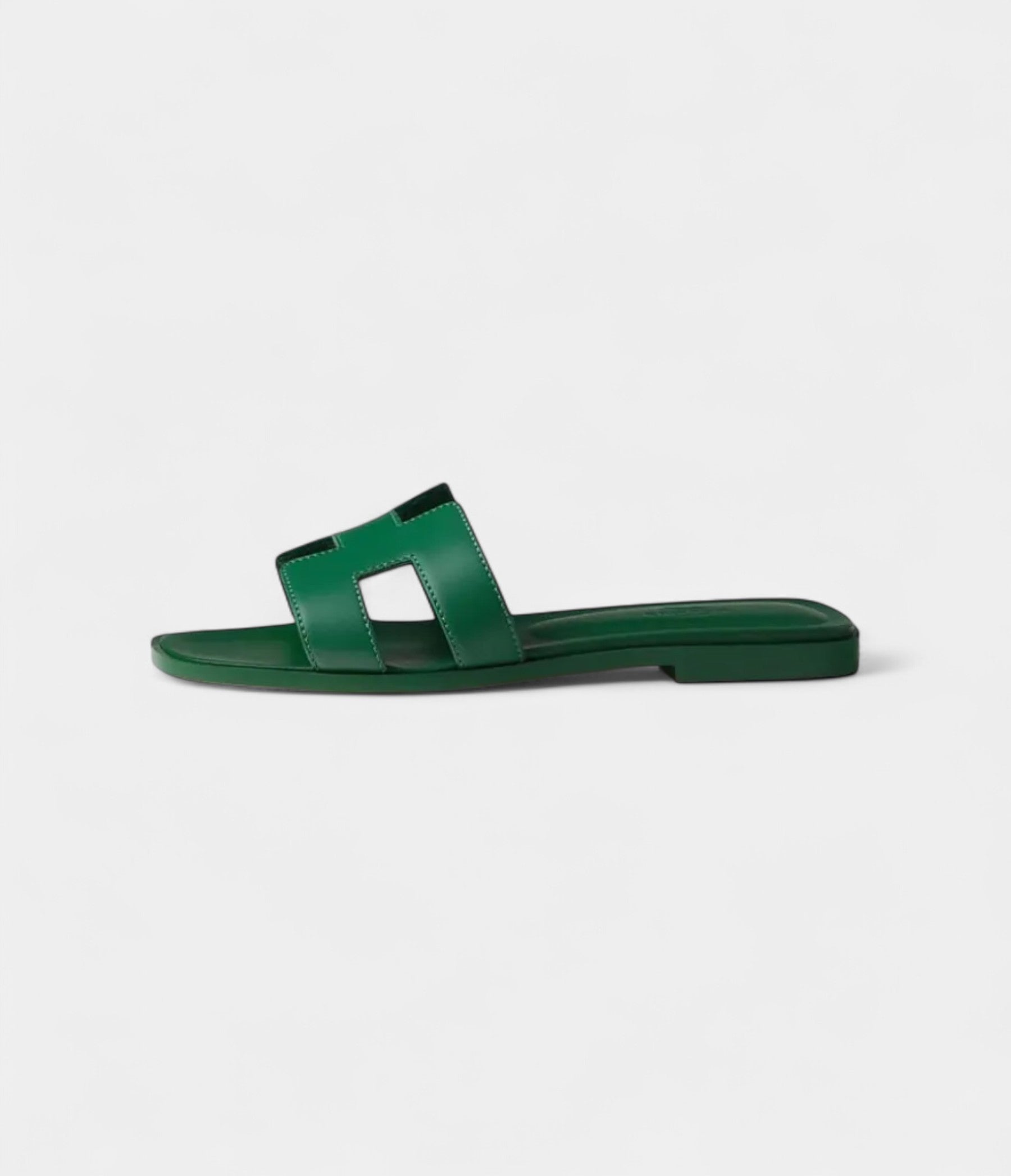 Hermès Oran Sandals for Women In Green Leather