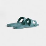 Hermès Oran Sandals for Women In Muted Teal
