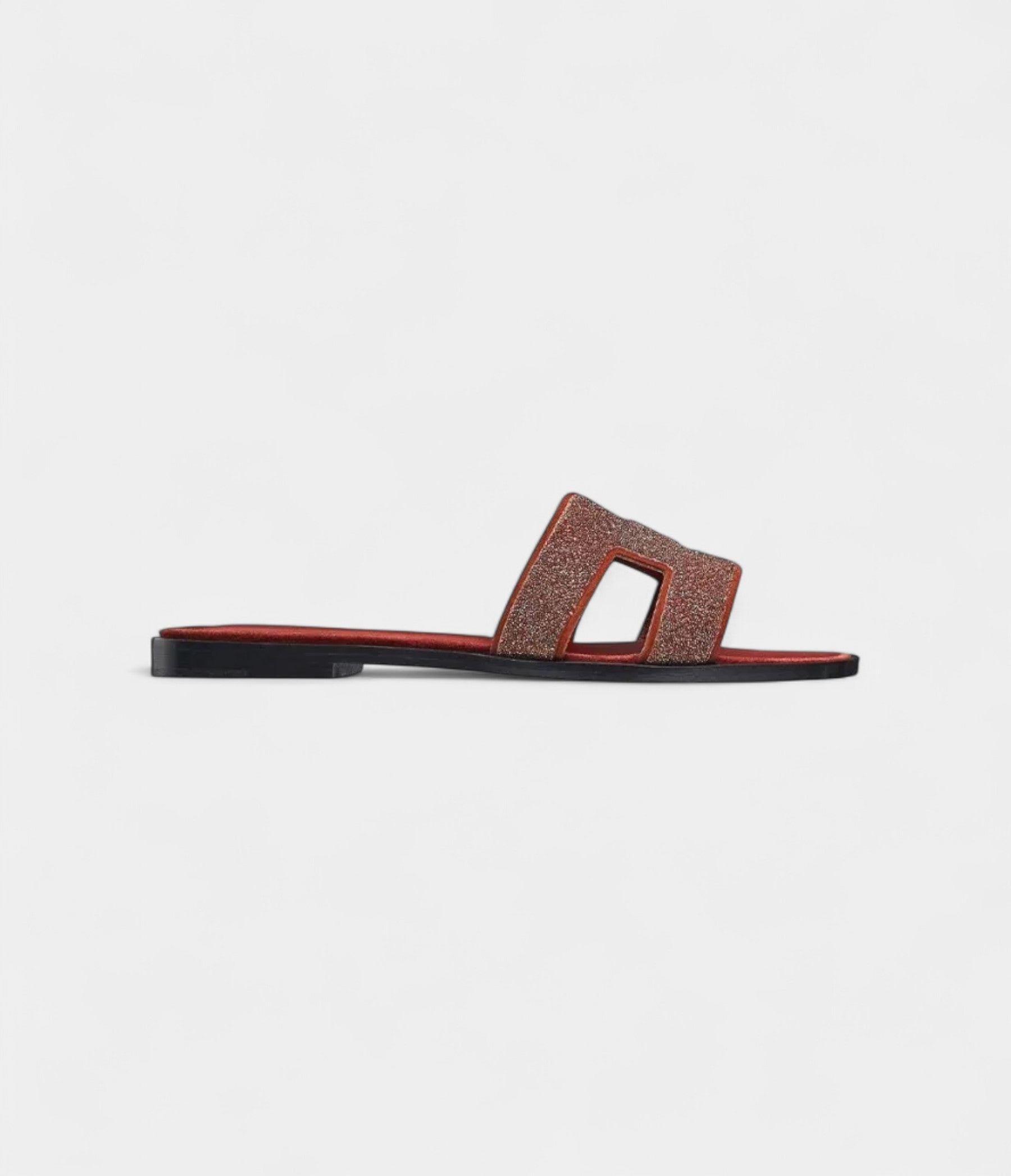 Hermès Oran Sandals for Women In Odor-Resistant Red