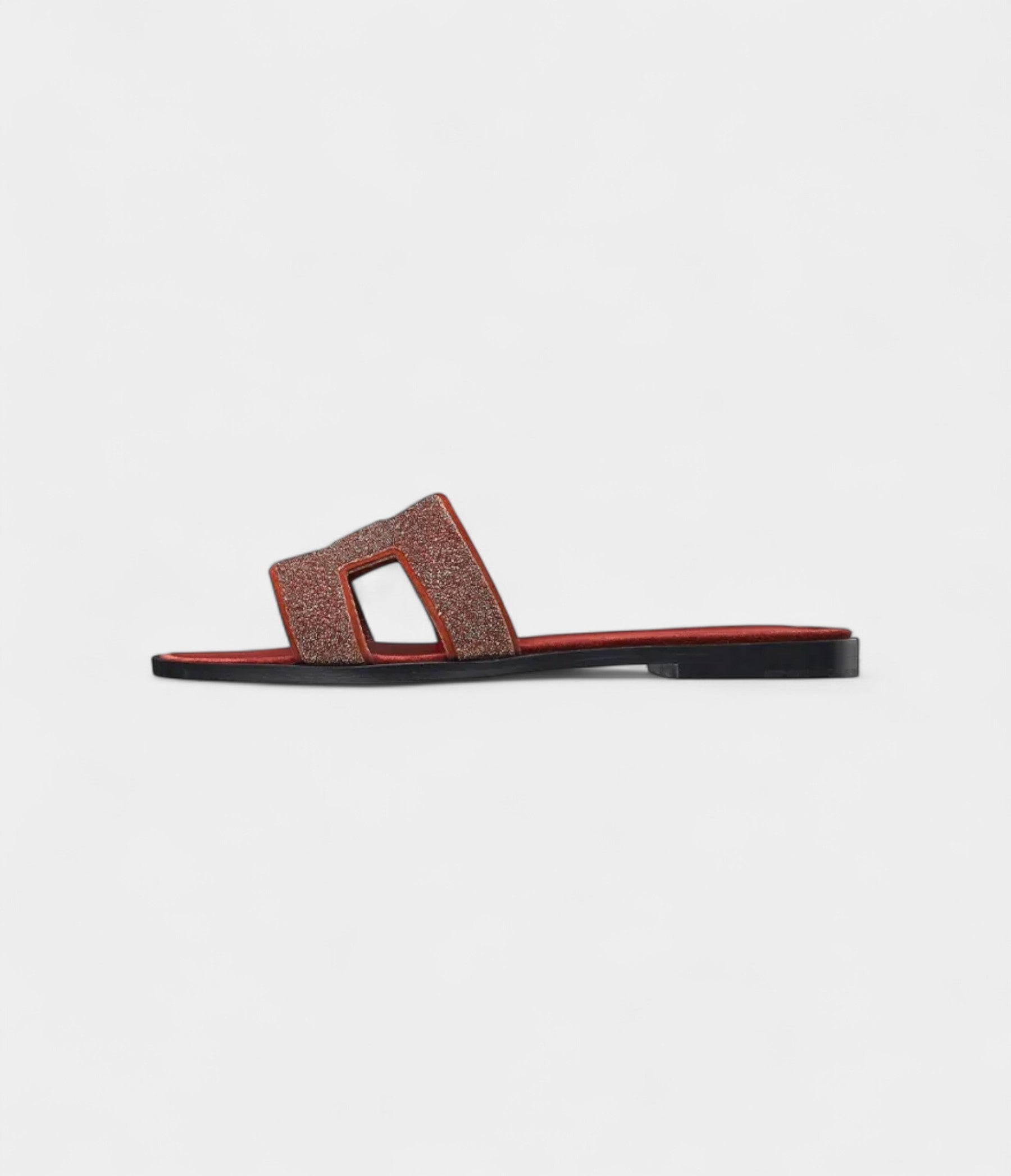 Hermès Oran Sandals for Women In Odor-Resistant Red