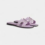 Hermès Oran Sandals for Women In Pastel Purple