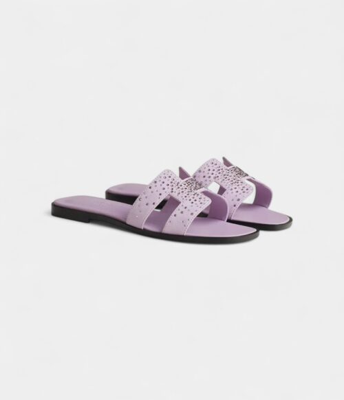 Hermès Oran Sandals for Women In Pastel Purple