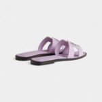 Hermès Oran Sandals for Women In Pastel Purple