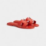 Hermès Oran Sandals for Women In Red & Watermelon Red