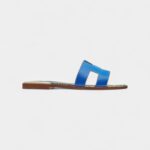 Hermès Oran Sandals for Women In Shanxiaba Island Blue