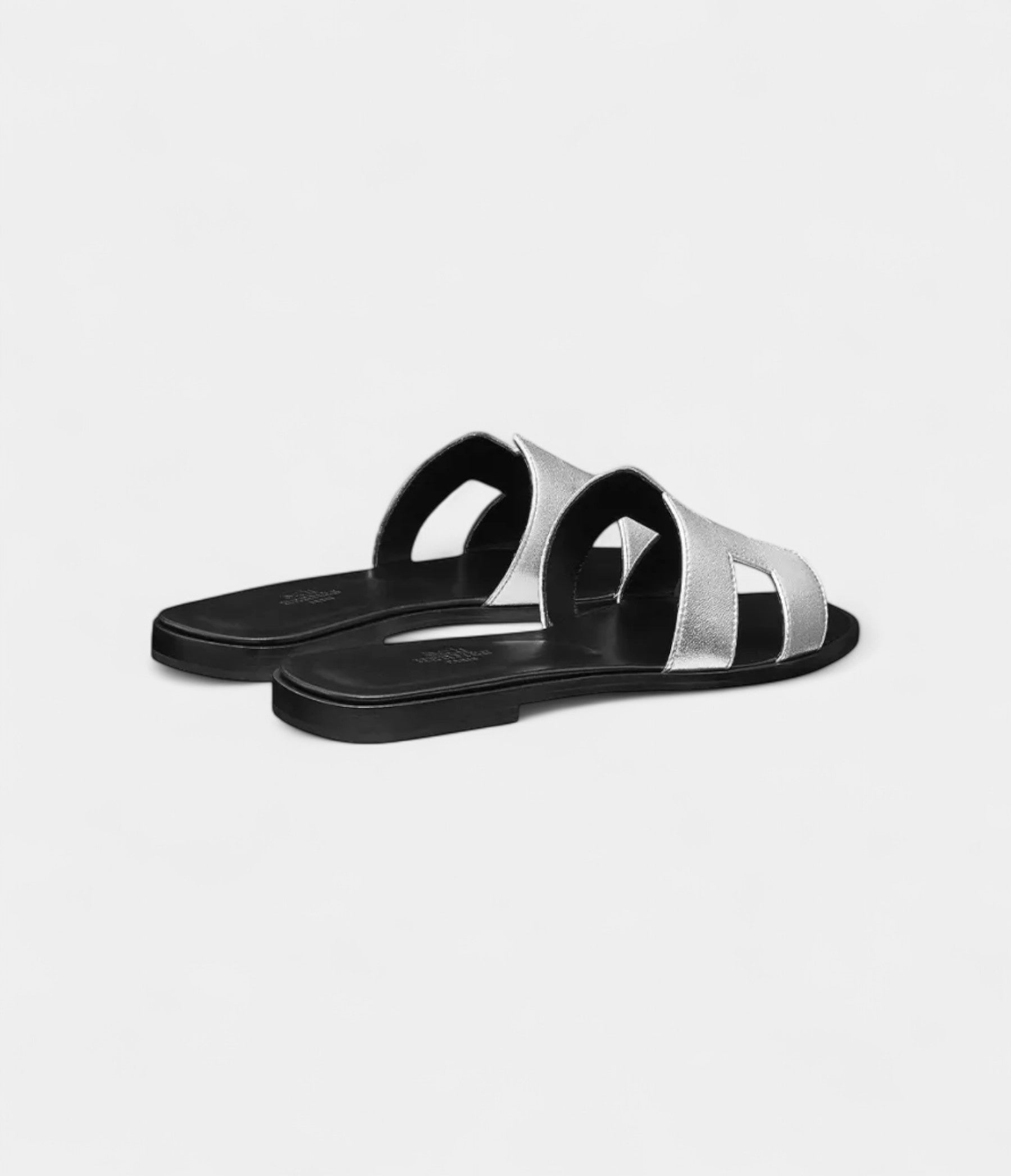 Hermès Oran Sandals for Women In Silver