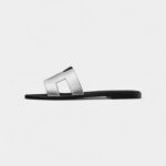 Hermès Oran Sandals for Women In Silver