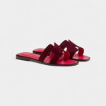 Hermès Oran Sandals for Women In Summer Edition Red & Pink