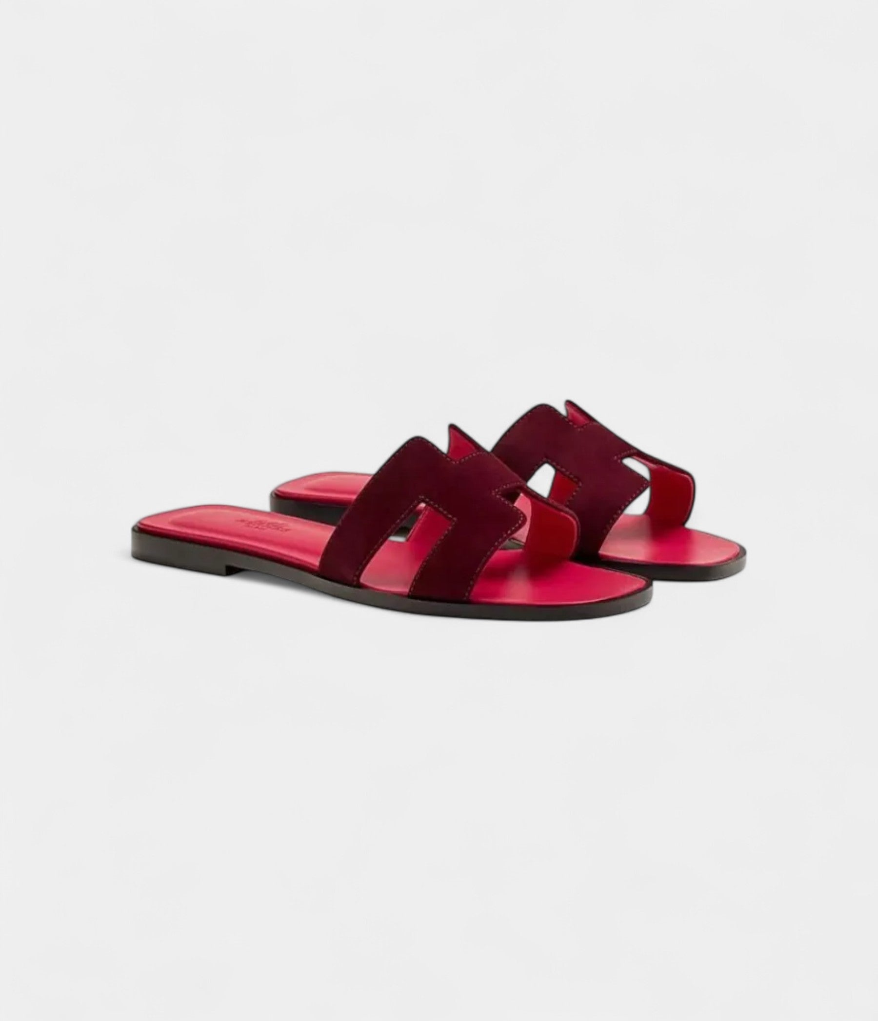 Hermès Oran Sandals for Women In Summer Edition Red & Pink