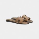 Hermès Oran Sandals for Women In Summer Edition in Camel Brown
