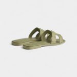 Hermès Oran Sandals for Women In Summer Edition light Olive Green