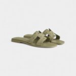 Hermès Oran Sandals for Women In Summer Edition light Olive Green