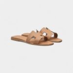 Hermès Oran Sandals for Women In Summer Slip-Resistant Coffee