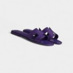 Hermès Oran Sandals for Women In Summer Slip-Resistant Purple
