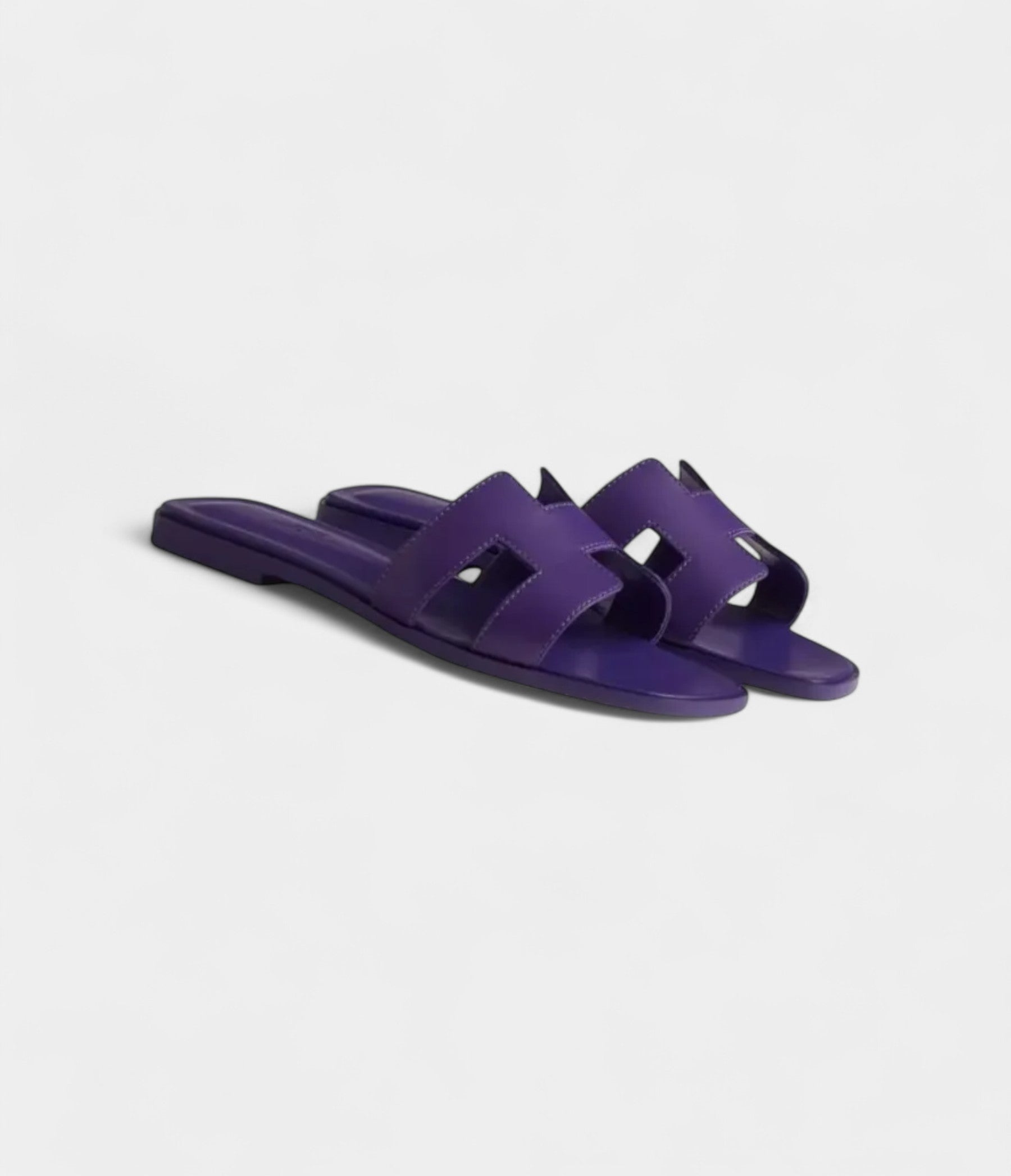 Hermès Oran Sandals for Women In Summer Slip-Resistant Purple