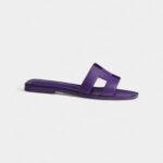 Hermès Oran Sandals for Women In Summer Slip-Resistant Purple