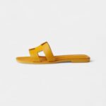 Hermès Oran Sandals for Women In Summer Slip-Resistant Yellow