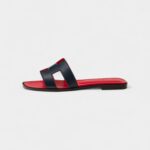 Hermès Oran Sandals for Women – Summer Edition in Black & Red
