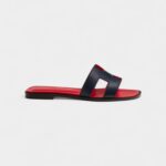 Hermès Oran Sandals for Women – Summer Edition in Black & Red