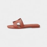 Hermès Oran Sandals for Women – Summer Edition in Dark Orange