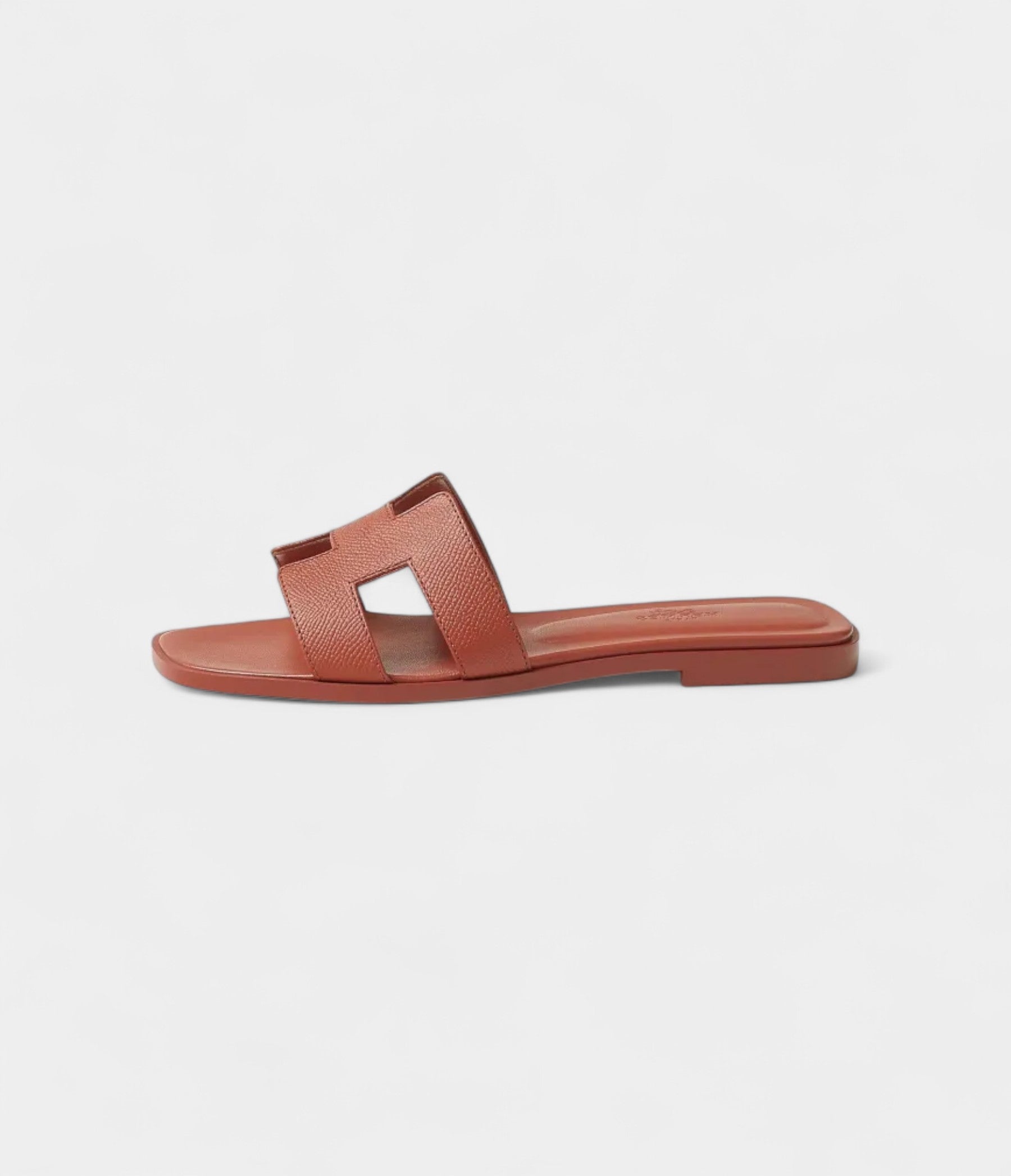 Hermès Oran Sandals for Women – Summer Edition in Dark Orange