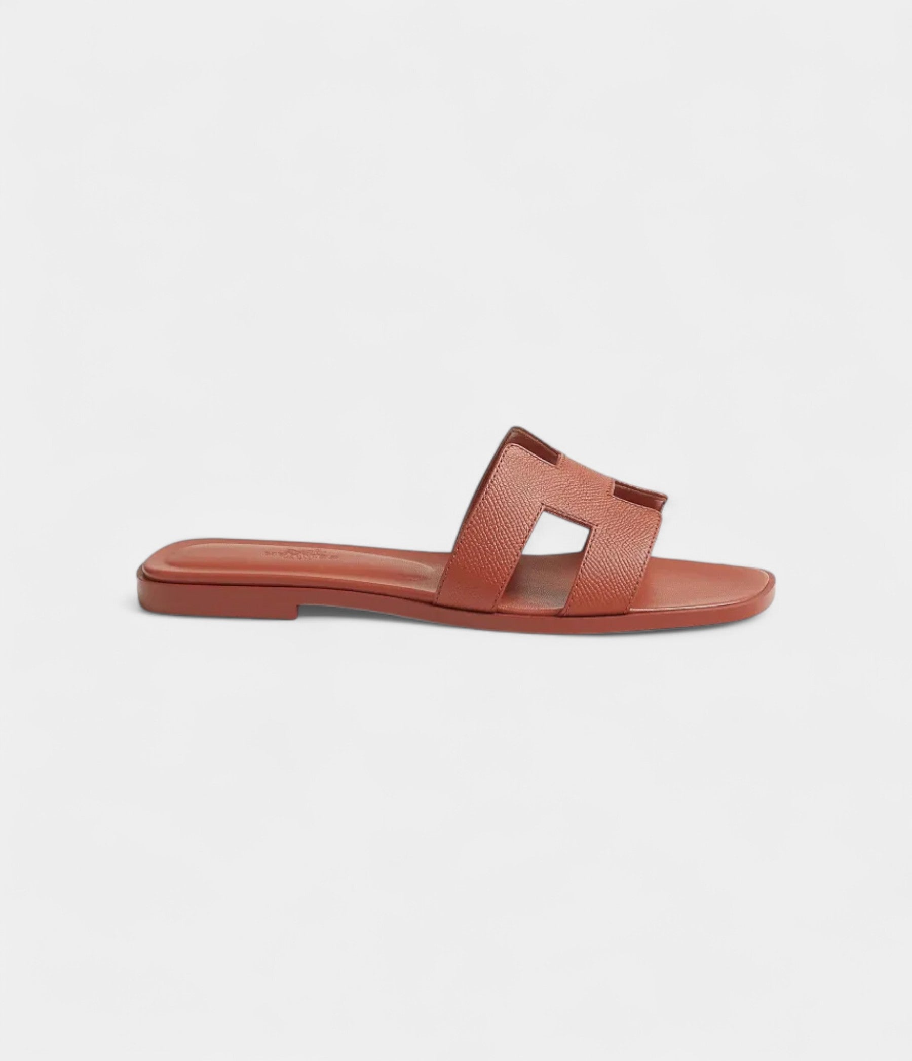 Hermès Oran Sandals for Women – Summer Edition in Dark Orange