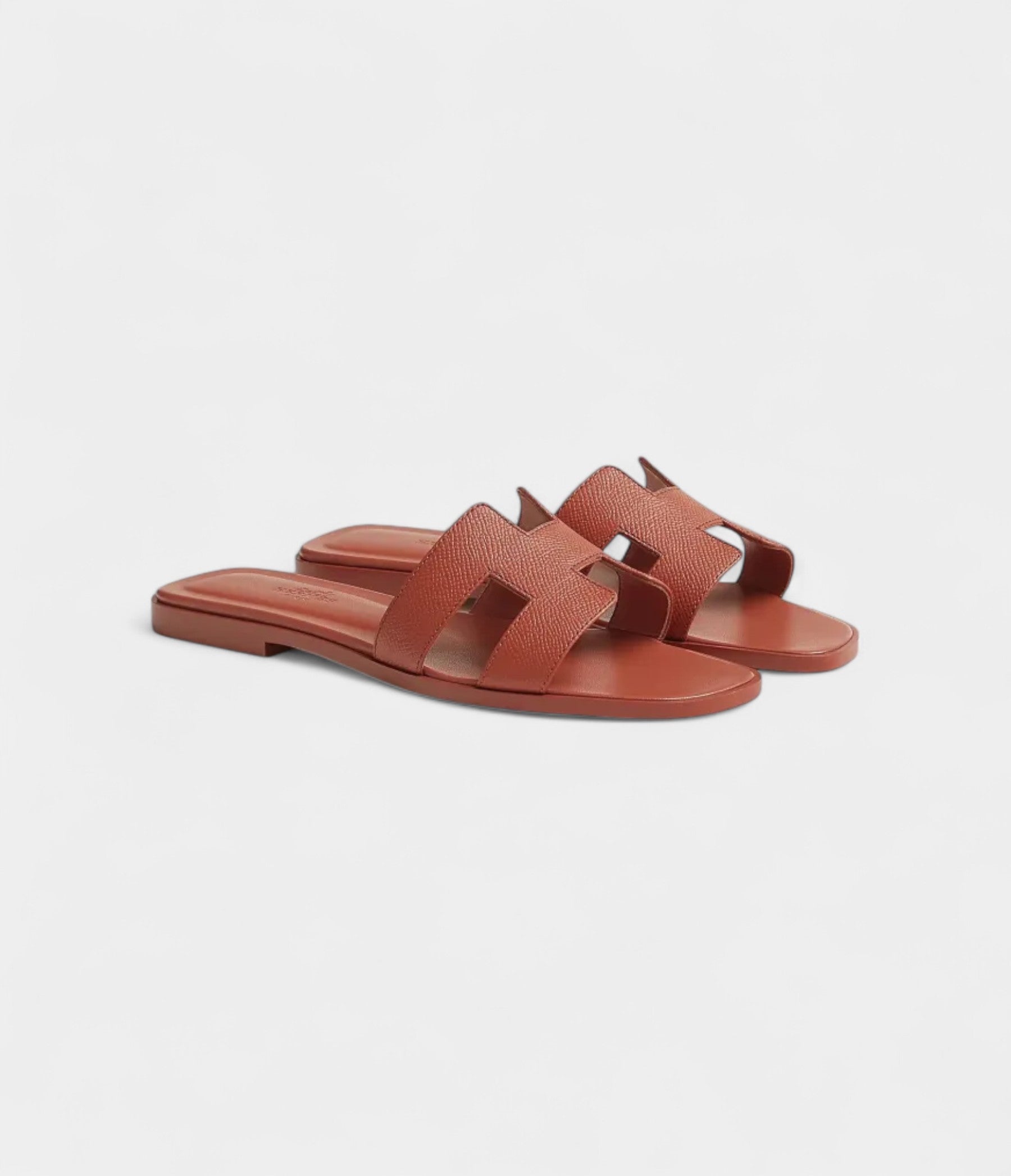 Hermès Oran Sandals for Women – Summer Edition in Dark Orange