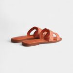 Hermès Oran Sandals for Women – Summer Edition in Earth Orange