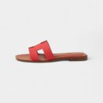 Hermès Oran Sandals for Women – Summer Edition in Red & Brown