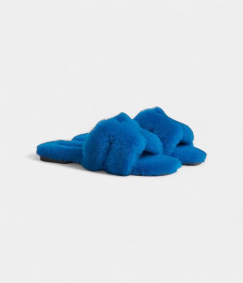 Hermès Oran Sandals for Women – Winter Edition in Blue