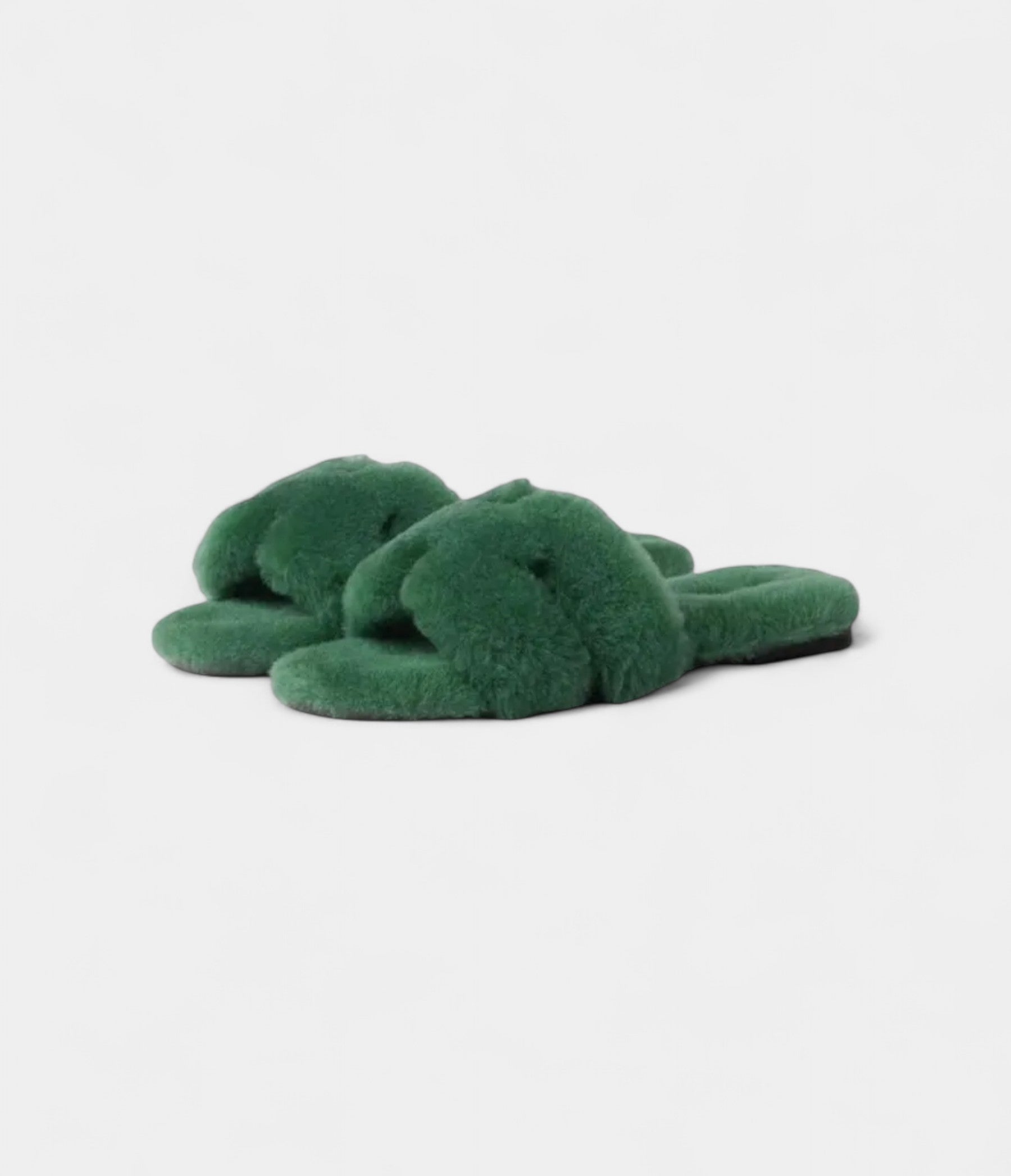 Hermès Oran Sandals for Women in Odor-Resistant With Winter Green Sherling