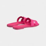 Hermès Oran Sandals for Women in Odor Resistant Slide Peach Pink