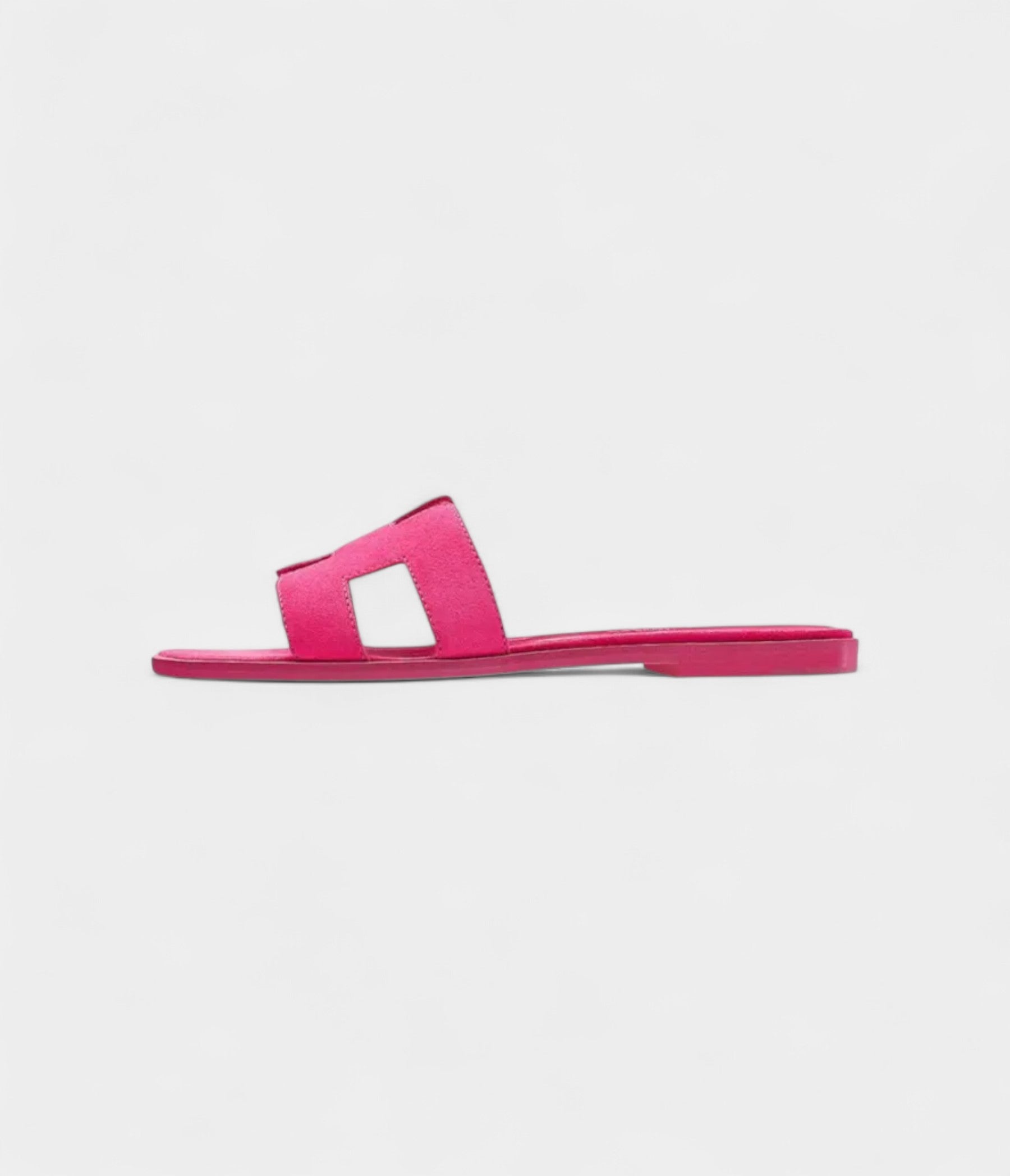 Hermès Oran Sandals for Women in Odor Resistant Slide Peach Pink