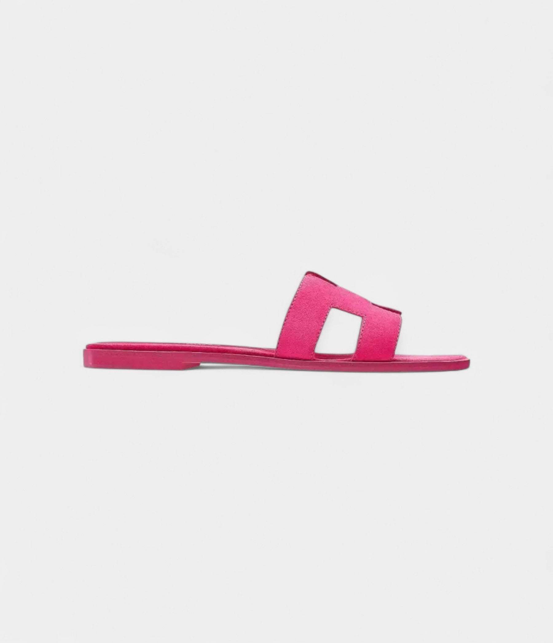Hermès Oran Sandals for Women in Odor Resistant Slide Peach Pink