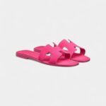 Hermès Oran Sandals for Women in Odor Resistant Slide Peach Pink