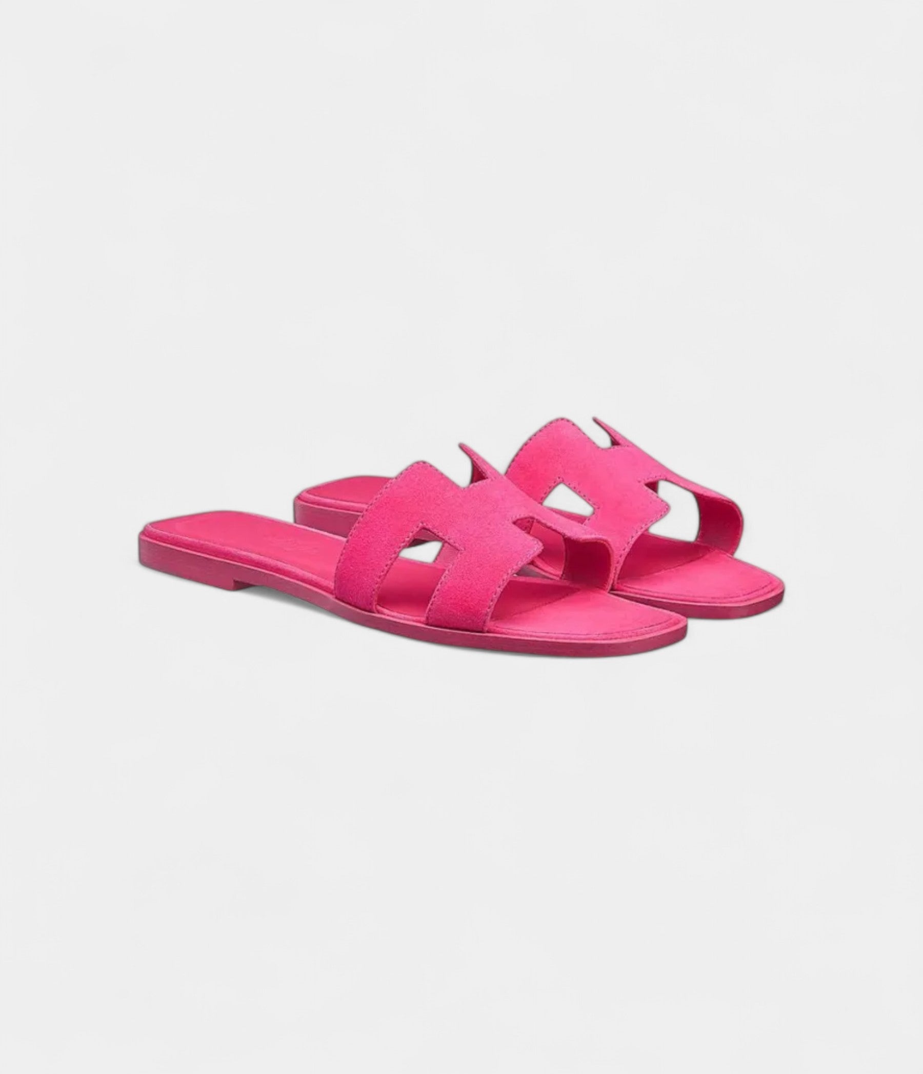 Hermès Oran Sandals for Women in Odor Resistant Slide Peach Pink