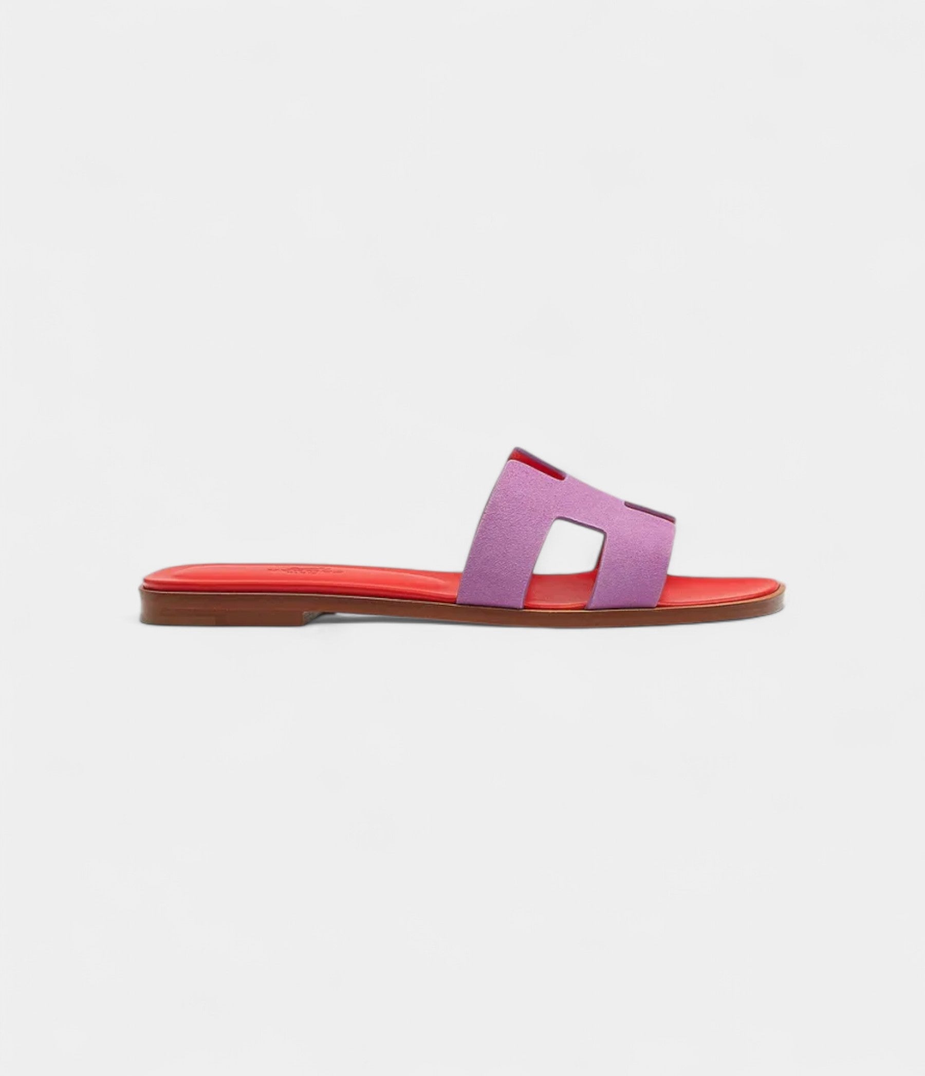 HermesOranSandalsforWomeninParmaPink_PurpleLeather_3.jpg Hermès Oran Sandals for Women in Parma Pink & Purple Leather