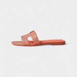 Hermès Oran Sandals for Women in Slip Resistant Slide Red