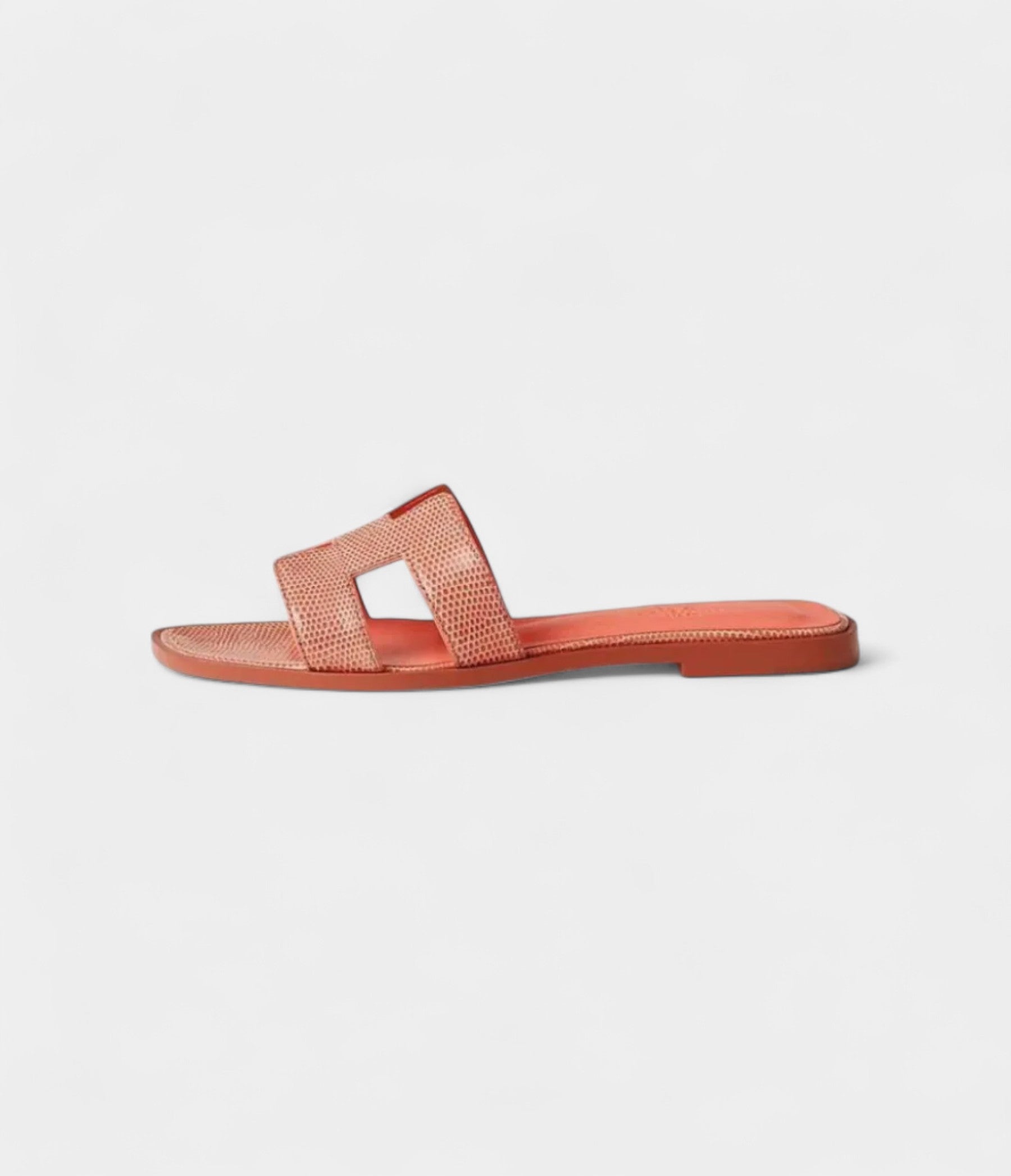 Hermès Oran Sandals for Women in Slip Resistant Slide Red