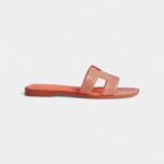 Hermès Oran Sandals for Women in Slip Resistant Slide Red