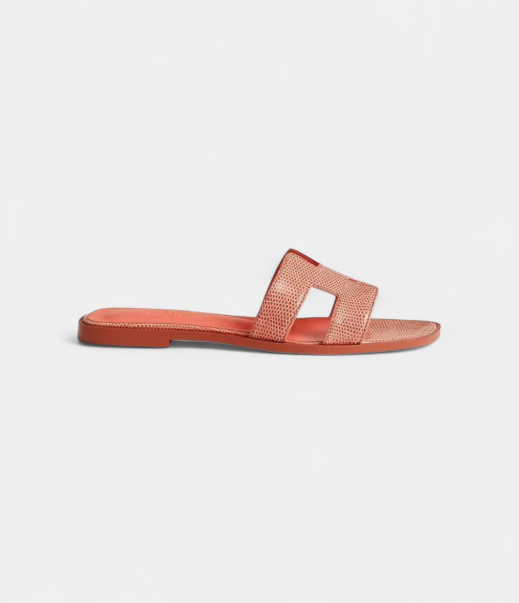 Hermès Oran Sandals for Women in Slip Resistant Slide Red