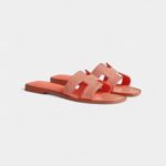 Hermès Oran Sandals for Women in Slip Resistant Slide Red