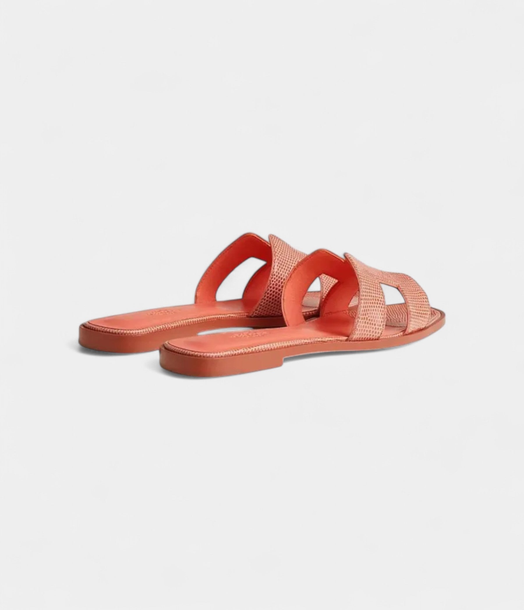 Hermès Oran Sandals for Women in Slip Resistant Slide Red