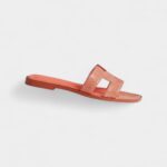 Hermès Oran Sandals for Women in Slip Resistant Slide Red