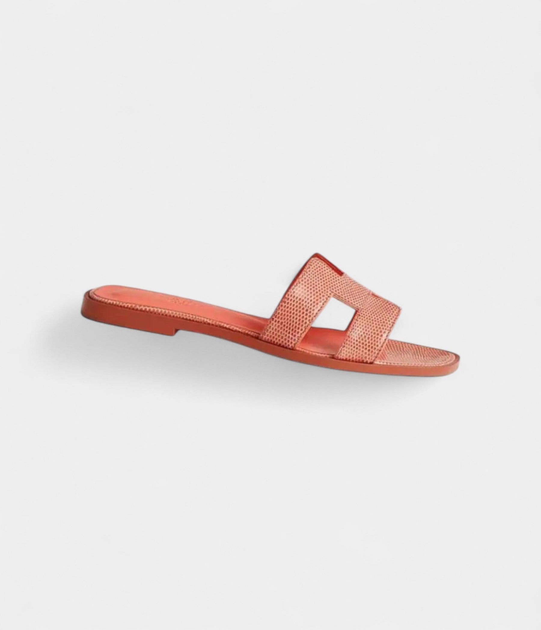 Hermès Oran Sandals for Women in Slip Resistant Slide Red
